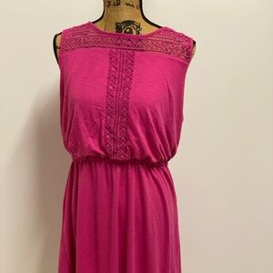 Sonoma pink midi dress